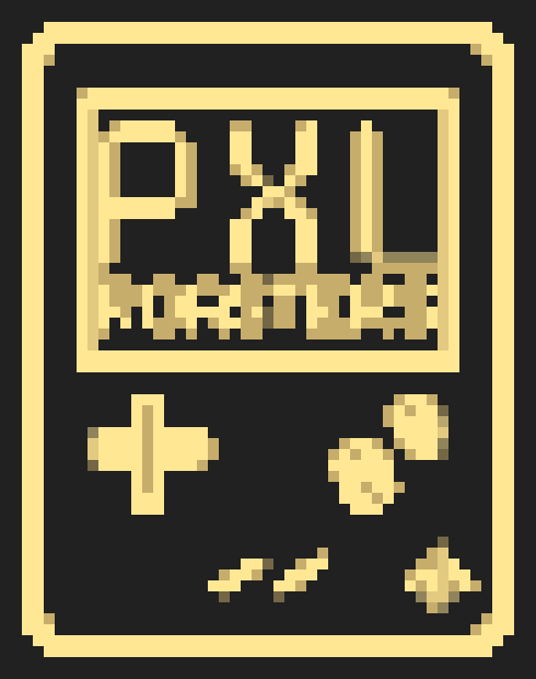 Logo PXL Roasters, écran-titre de Coffee Quest, 2026