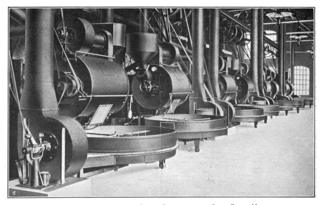 Installation allemande au gaz, machines Ideal-Rapid
