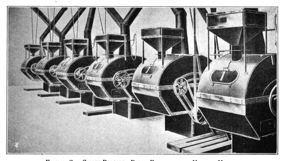 Installation française au gaz, machines Moderne