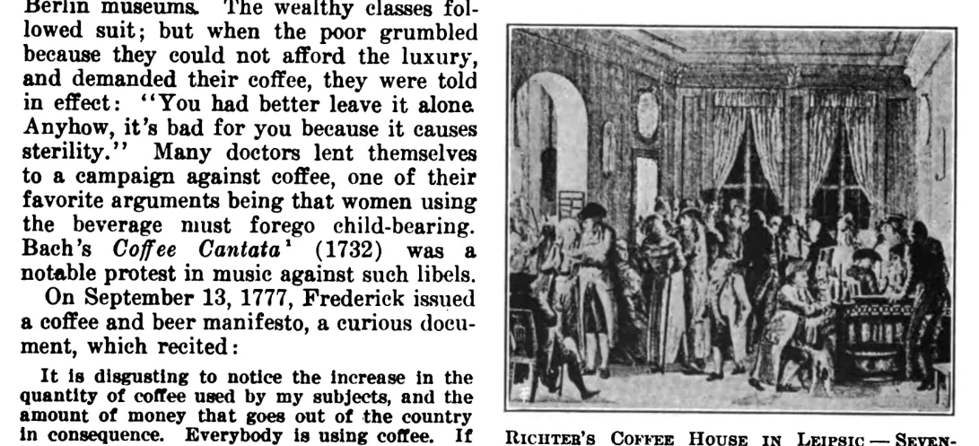 Le café de Bourgeois à Leipzig, XVIIe siècle