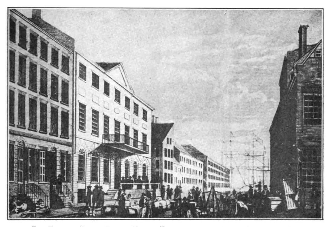 Le Tontine Coffee House, ouvert en 1793